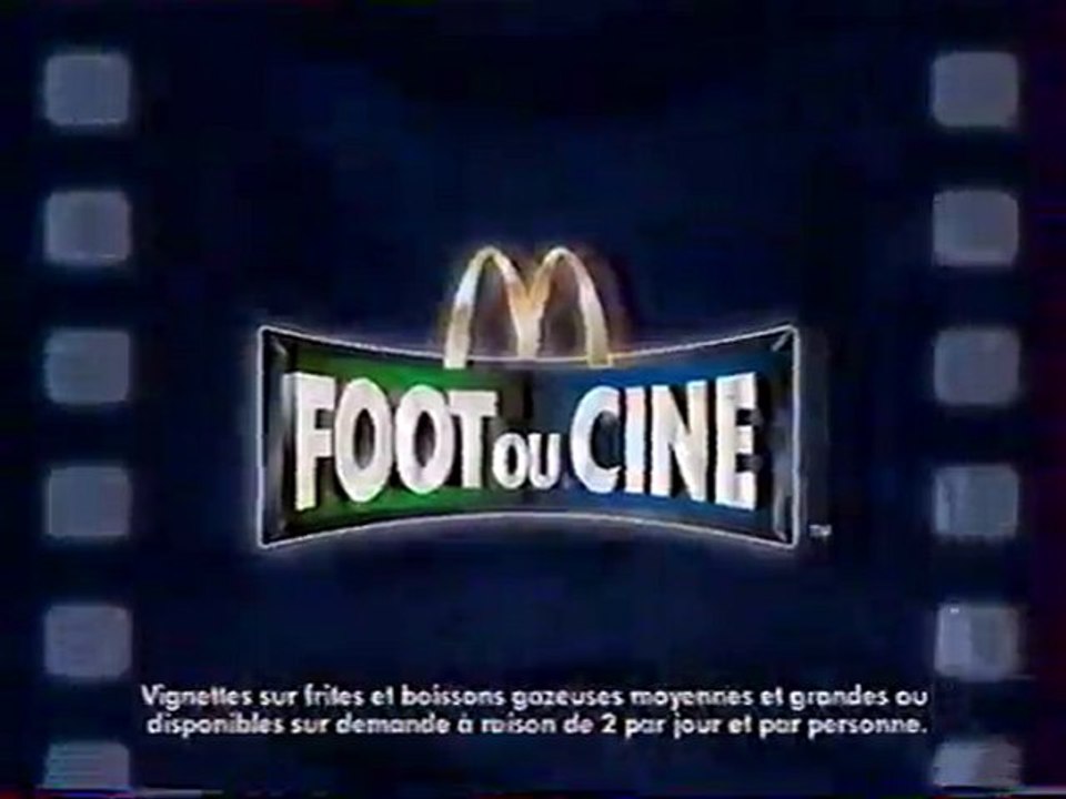 Publicité Mc Donald's 1998