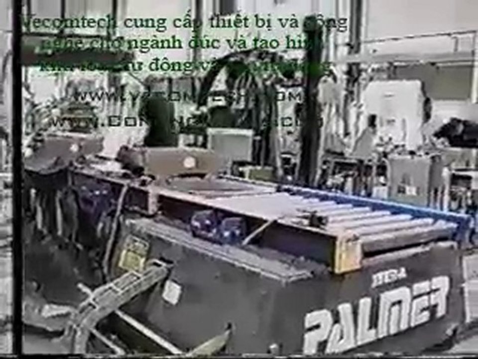 Dây chuyền làm khuôn cát nhựa Nobake kiểu băng t