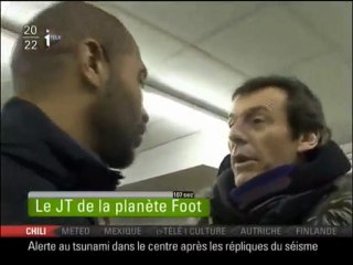 JT de la planète Foot 11 Mars 2010