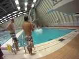 Crazy Diving Board Belly Flop Session