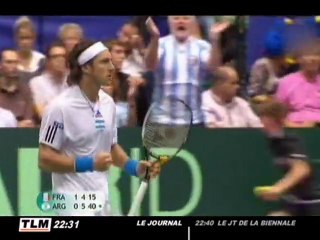 Michaël Llodra - l'homme fort du tennis français (Lyon)