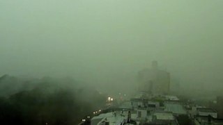 Tempesta spettacolare a NY