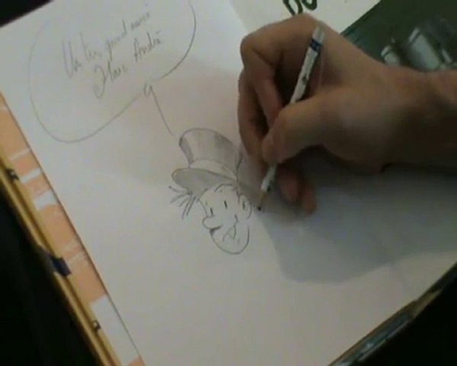 Festival Abracadabulles 2010, dédicace Bertin.