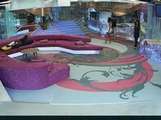 Fire Escape Day -- John James returns from the camera runs