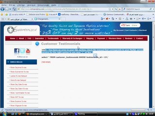 SQL Injection: Lesson 2
