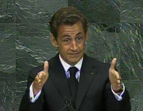 Sarkozy: plaidoyer pour une taxe Tobin (ONU)