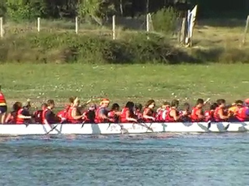 Dragon boat - Poucharramet 11 sept. 2010 - le 2000 mètres
