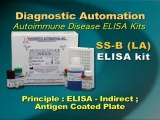 SS-B (La) ELISA test kit | FDA-CE | 818-591 3030-USA.