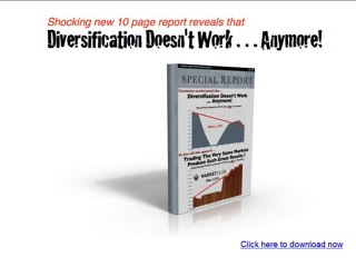 Diversification Doesn't Work... Anymore