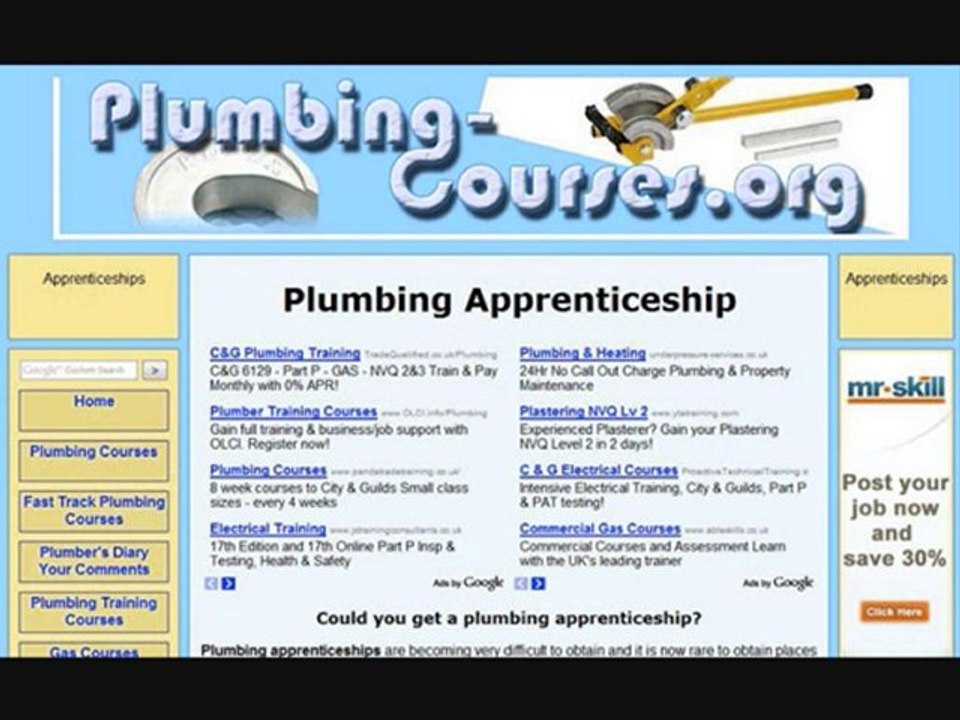 Plumbing Courses