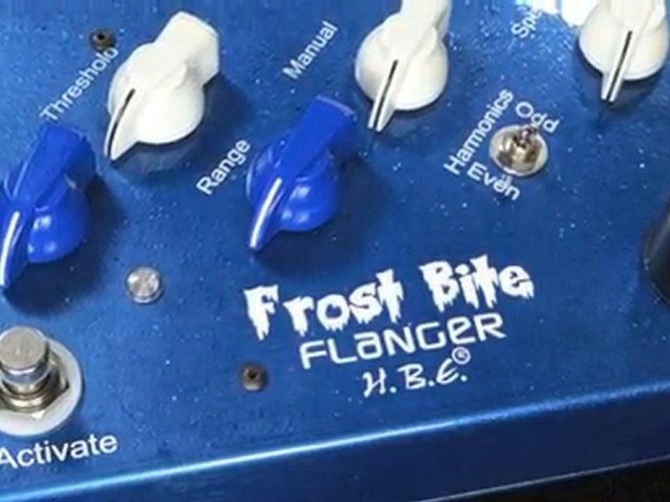 Frostbite Flanger Guitar Pedal Demo by MusicGearFast.com