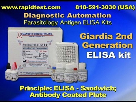Giardia ELISA kit | FDA-CE | 818-591 3030-USA.