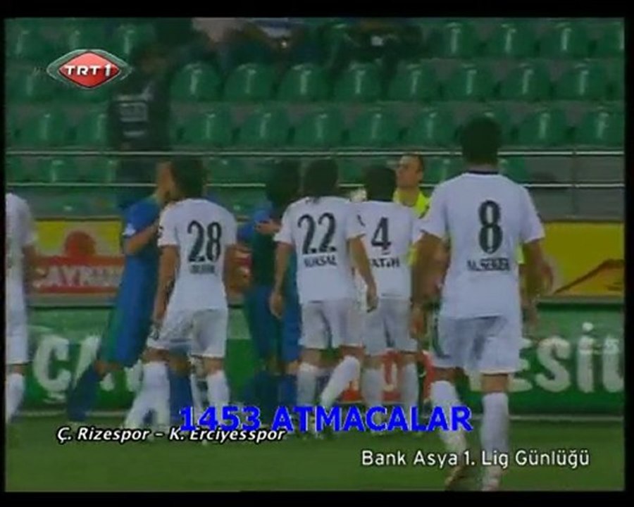 ÇAYKUR RİZESPOR - KAYSERİ ERCİYES