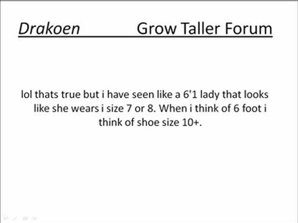 Grow Taller "Is Feet Size Related to Height?"