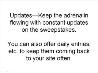 Email Marketing Sweepstakes – Three Tips to Victory