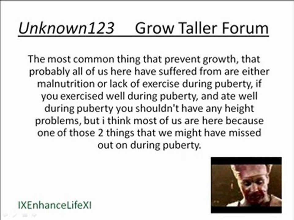 Grow Taller "What Prevents Growth?"