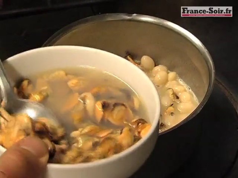 Recette - Cocos de Paimpol AOC aux moules de bouchot