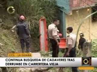 Derrumbe Caracas-La Guaira