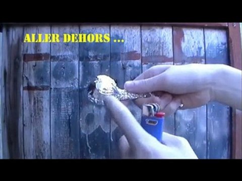 Fumigènes à partir d'une balle de ping-pong