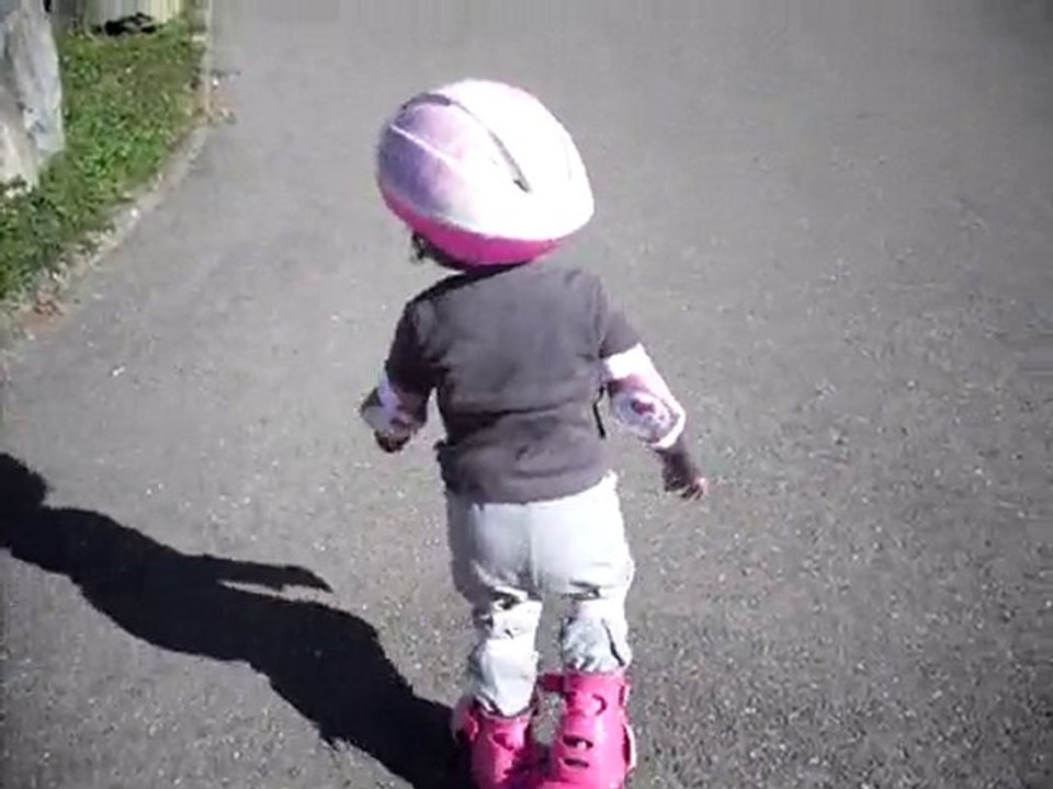 premiers pas en rollers...
