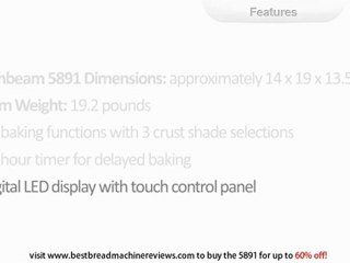 Should I buy the Sunbeam 5891 2-Pound Bread Machine?