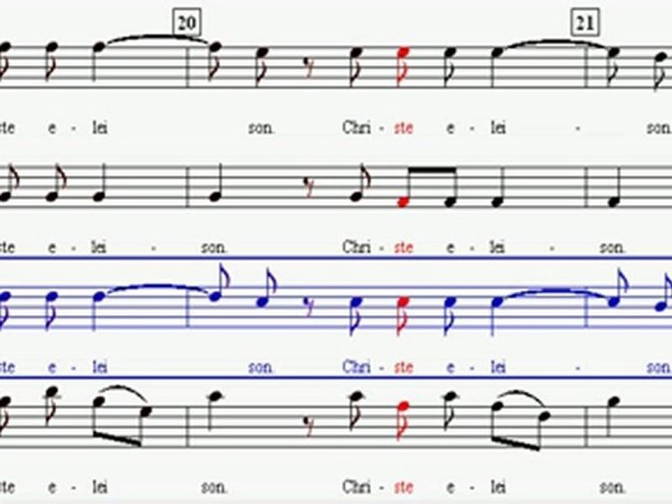 Kyrié Missa Sancti Gabrielis (M HAYDN) Ténor