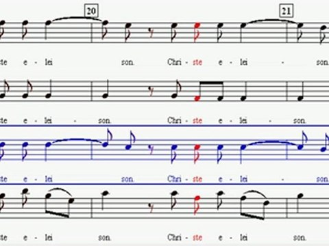 Kyrié Missa Sancti Gabrielis (M HAYDN) Ténor