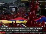 Multitudinaria movilización en Táchira por elecciones parl