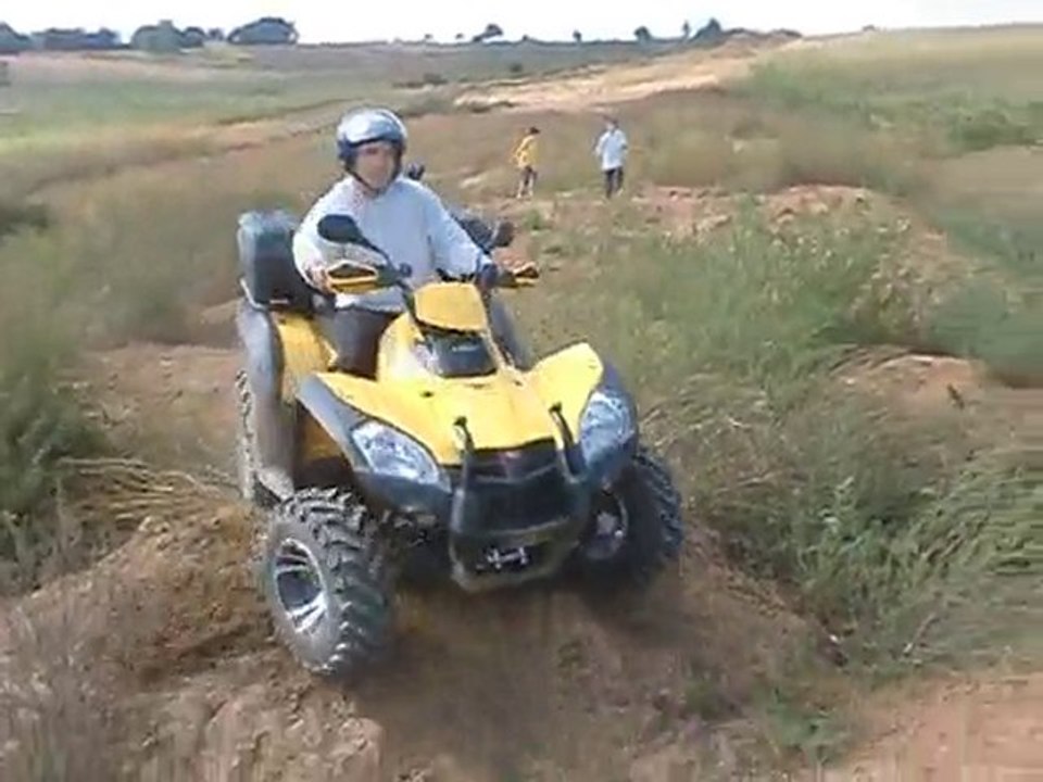 Franchissement en Yam 450R YFZ et Kymco 500 MXU