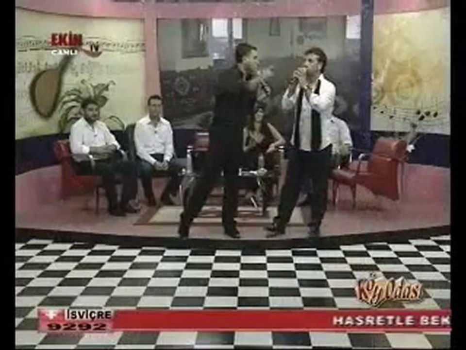 Cihan Akboga ve Çoban Ali Ekin Tv de Canlı Düet