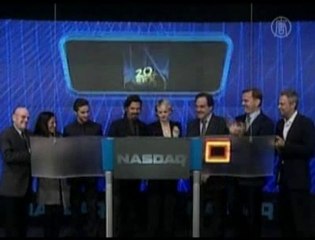 Wall Street Money Never Sleeps Ring NASDAQ Opening Bell