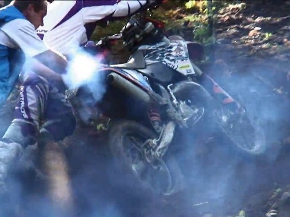 Finale du championnat de france d'enduro à Peyrat le Château