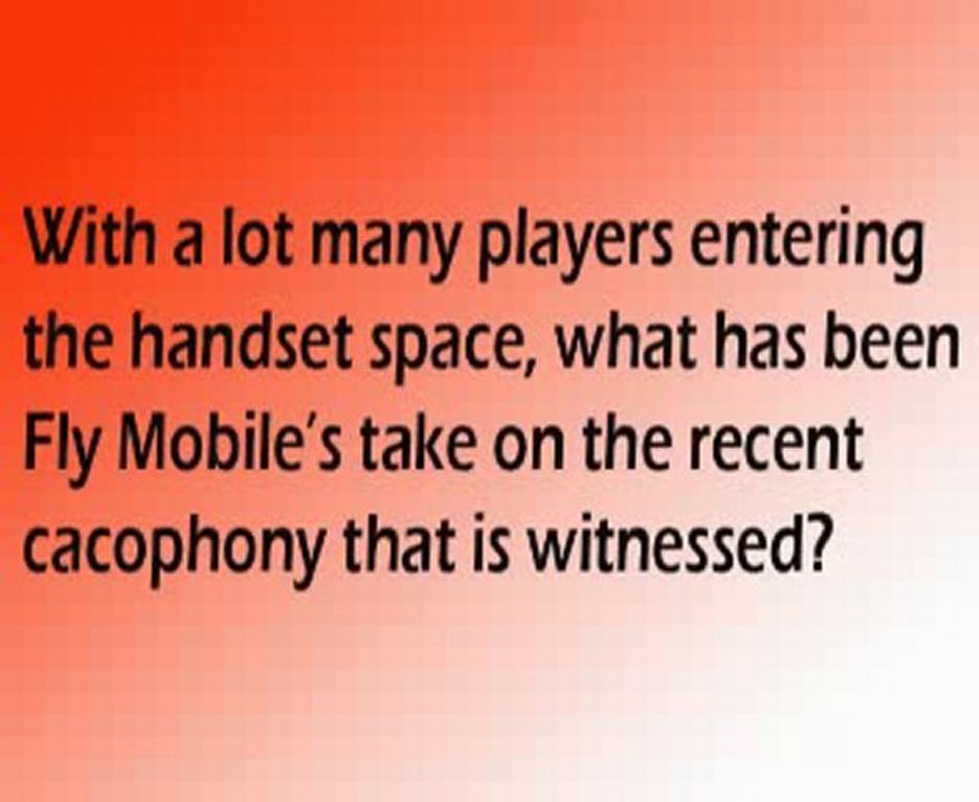 Mr. Prem Kumar, CEO, Fly Mobile India on VARIndia TV