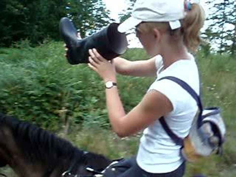 Sarah et sa botte