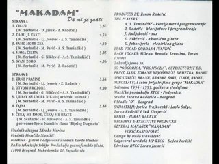 MAKADAM - DA MI JE ZNATI - REMIX (FULL DANCE VERSION)