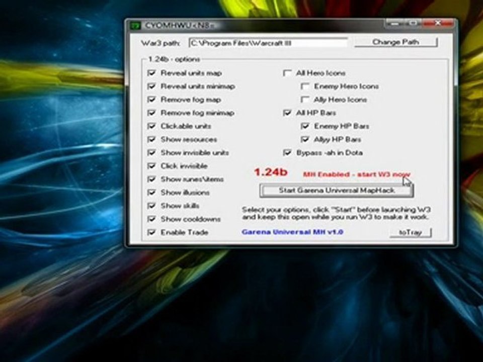 Warcraft 3 Garena MapHack
