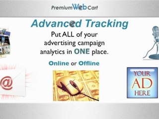 Premium Web Cart's Advanced Tracking Ecommerce Solution