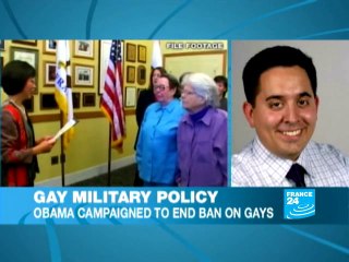 US military's policy on gays