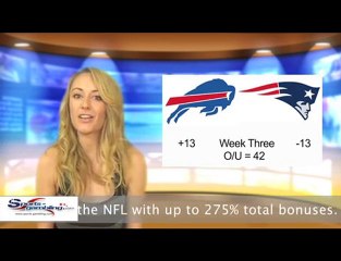 Bills vs Patriots in Week 3 NFL Sportsbook Betting Odds