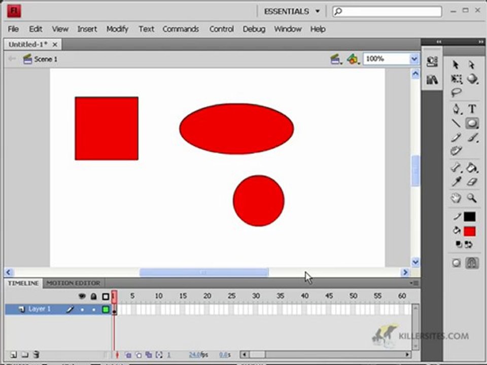 Flash CS4 A Look At The Rectangle Tool