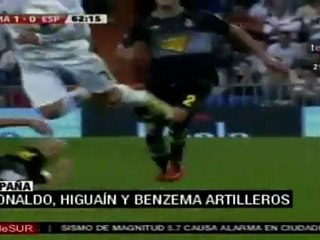 Real Madrid derrota al Español y es líder temporal en Espa