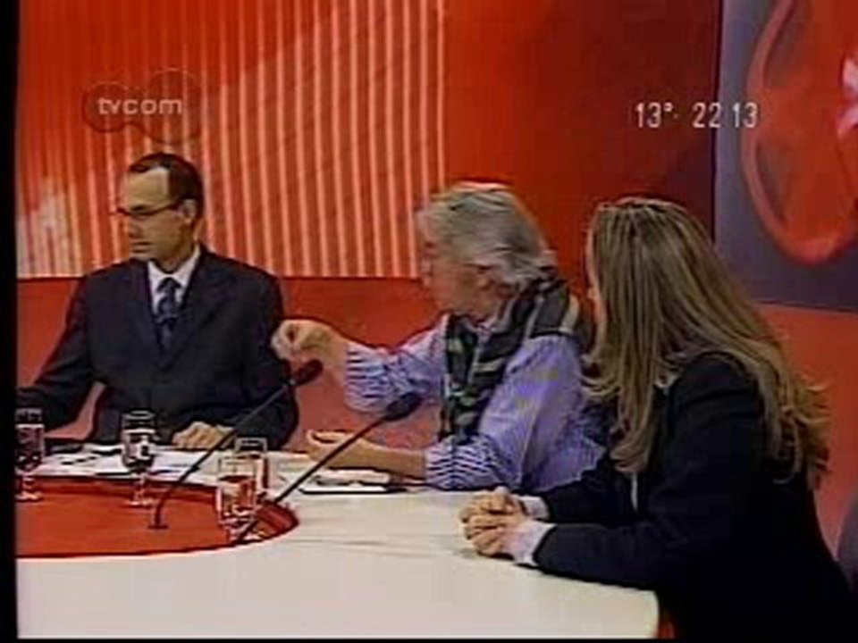 Padre Vilson Groh no programa Conversas Cruzadas da TVCOM