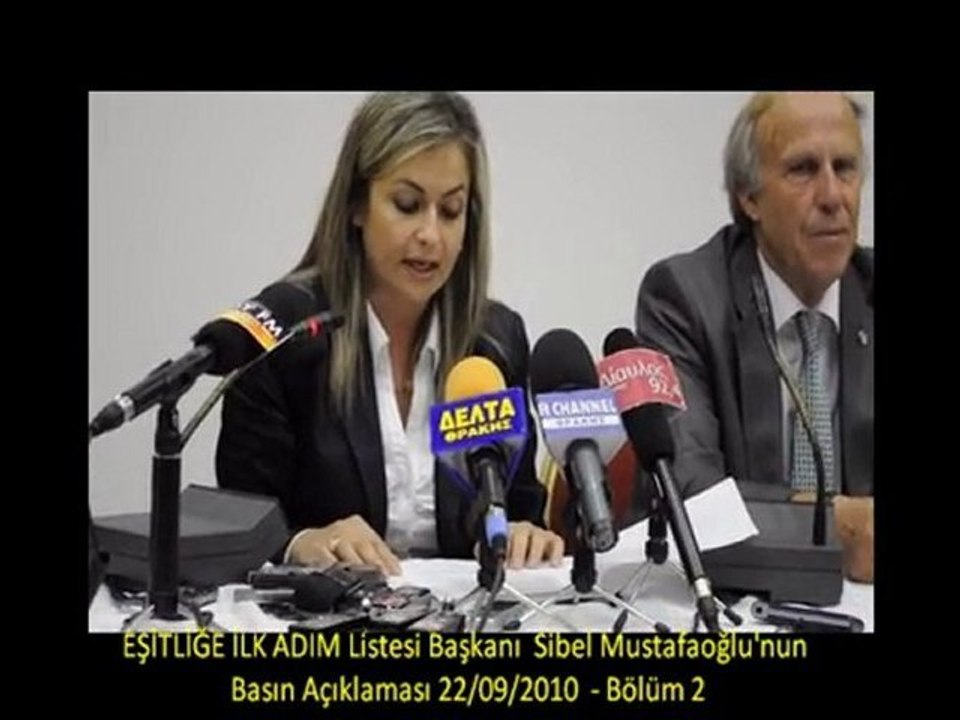 Eşitliğe İlk Adım Başkanı Sibel Mustafaoğlu'nun açıklaması 2