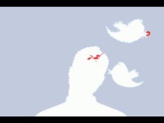 the Birds / Hitchcock: version Facebook vs twitter