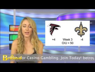 Falcons vs Saints Free Online NFL Sportsbook Betting Odds
