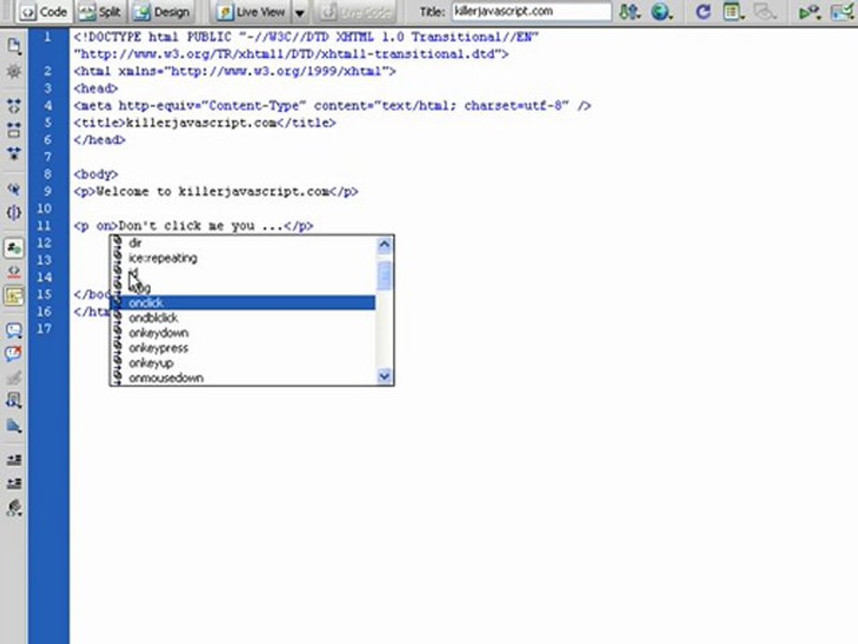 Javascript A Look at Event Handlers Part 1