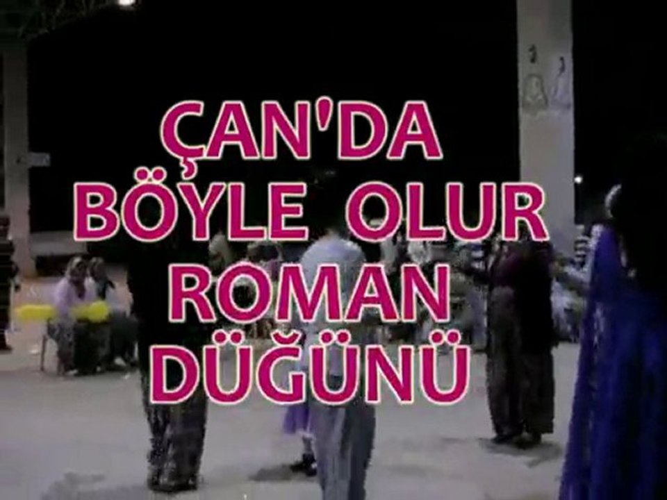 Çanda böyle olur roman düğünü
