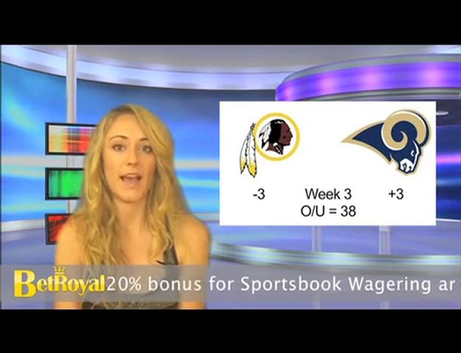 Redskins vs Rams Free NFL Sportsbook Betting Tips