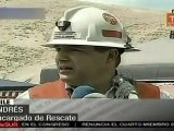 Estiman que el rescate de mineros chilenos terminará en nov