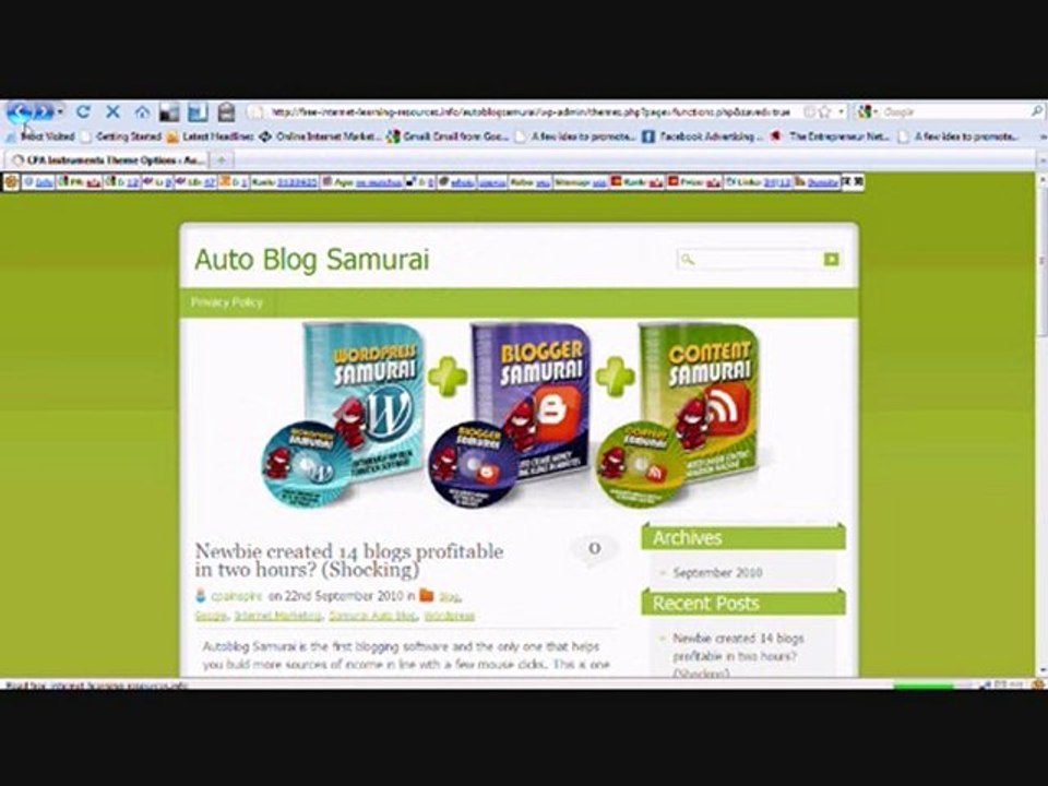 Free WordPress Landing Page